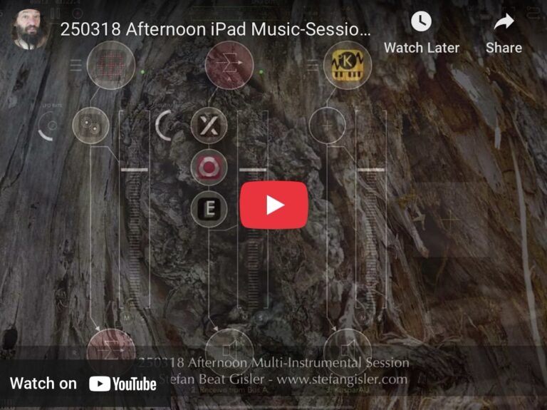 250318 Afternoon iPad Music-Session