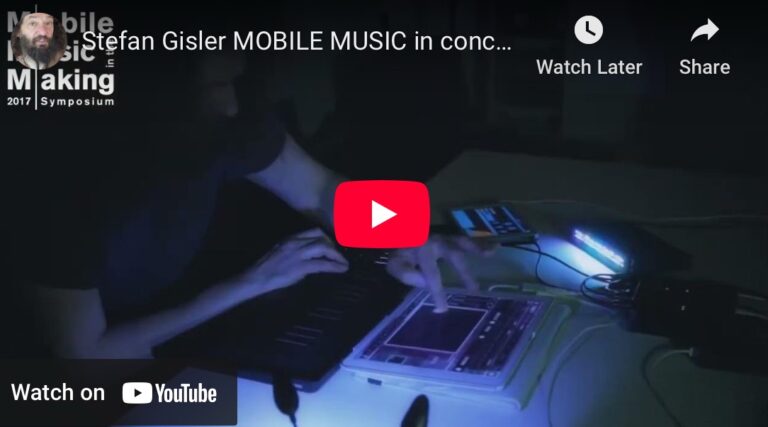 Stefan Gisler MOBILE MUSIC in concert #MMM2017berlin