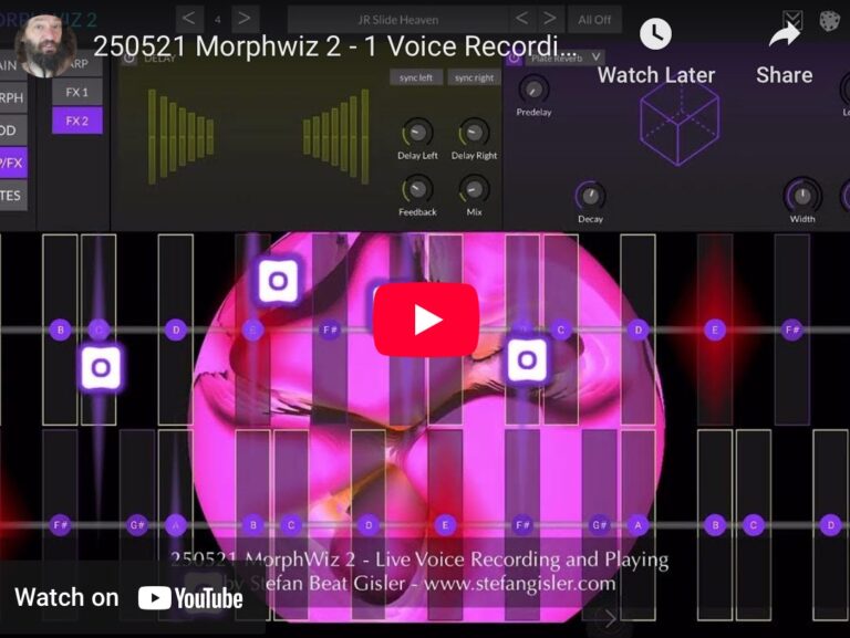 250521 MorphWiz 2 – Live Voice Recording and Playing